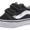 Vans Old Skool Kids' Sneakers with Hook & Loop Closure - Classic Style
