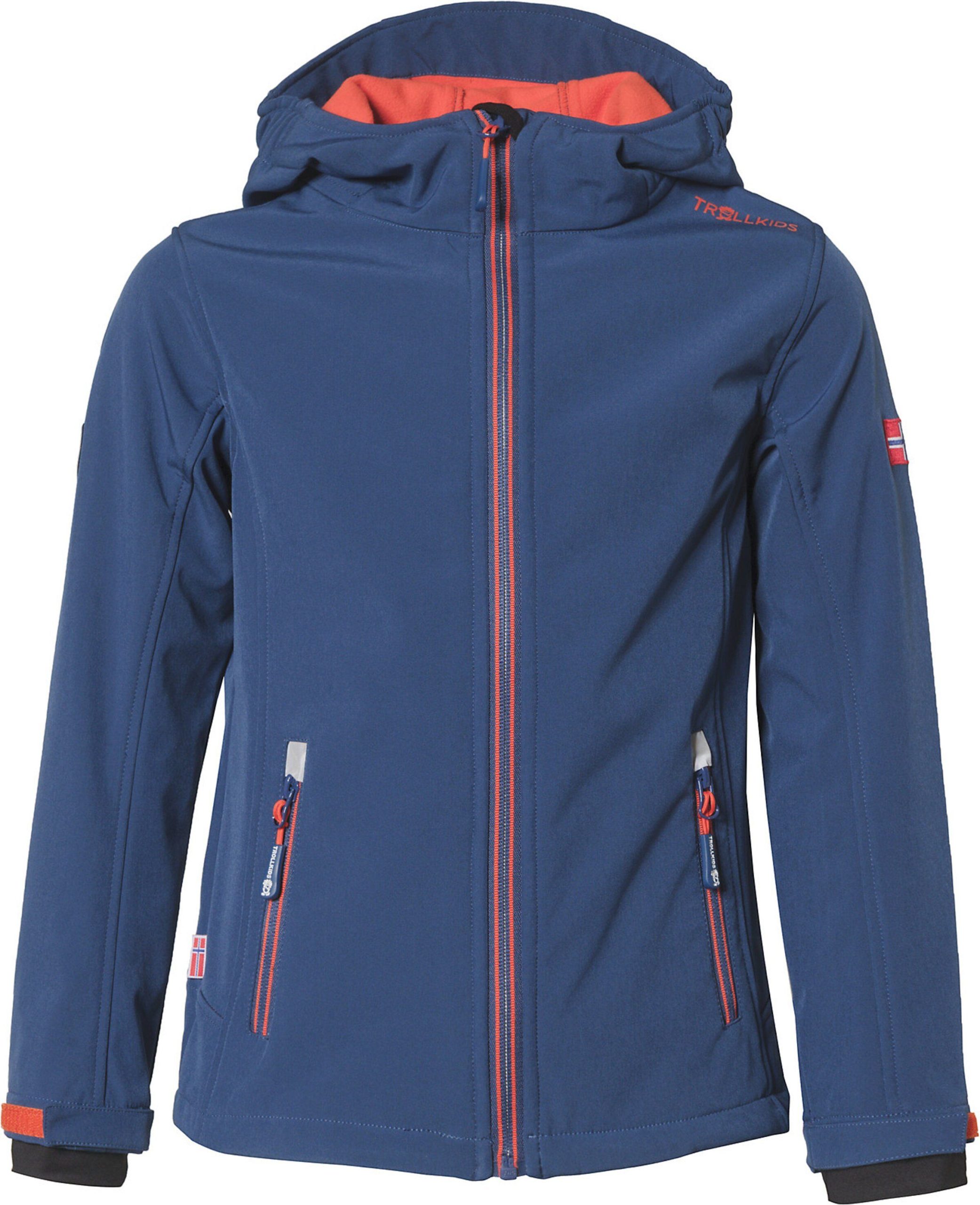 TROLLKIDS Trollfjord Softshell Jacket - Water-Resistant Kids' Outdoor Gear TROLLKIDS Trollfjord Softshell Jacket - Water-Resistant Kids' Outdoor Gear