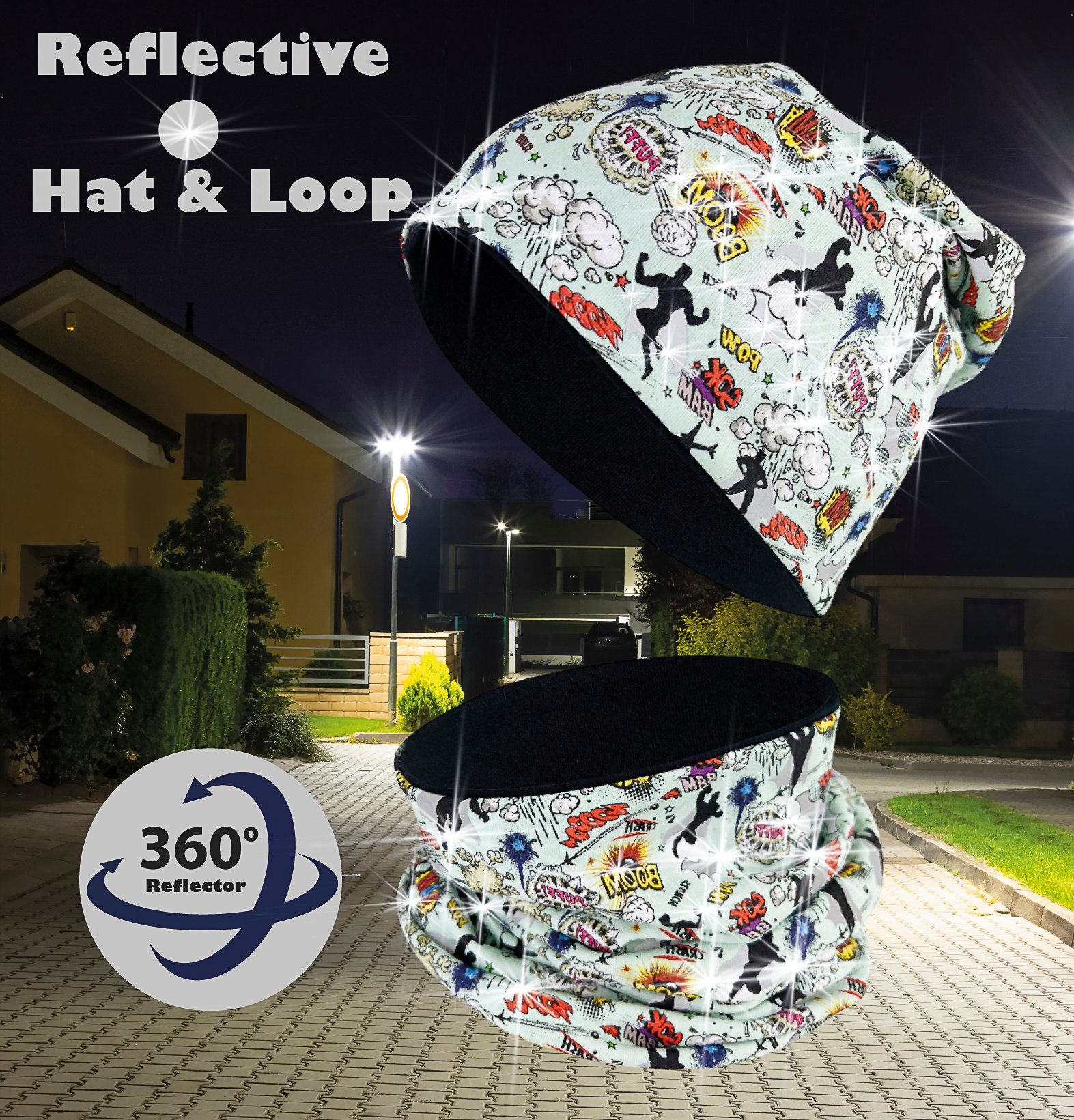 HECKBO Kinder Set: 360° Reflective Beanie & Scarf - Ankorstore Exclusive