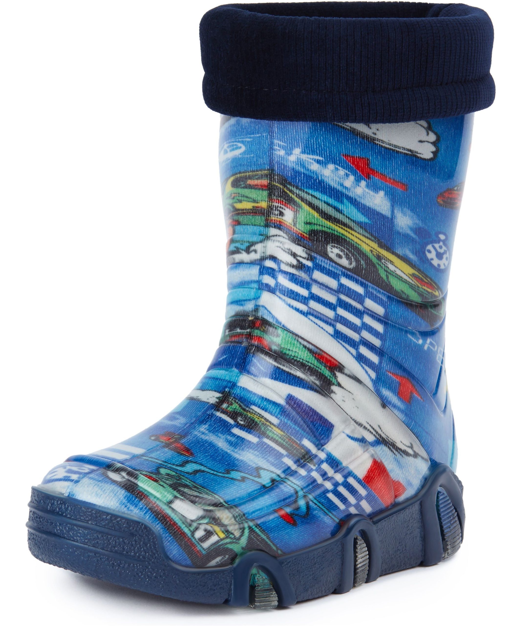 Ladeheid Children's Lined Wellington Boots | EU Made | Durable & Stylish