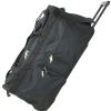 Monopol Koffer 80cm Wheeled Travel Bag - 128L - 3-Wheel - Black