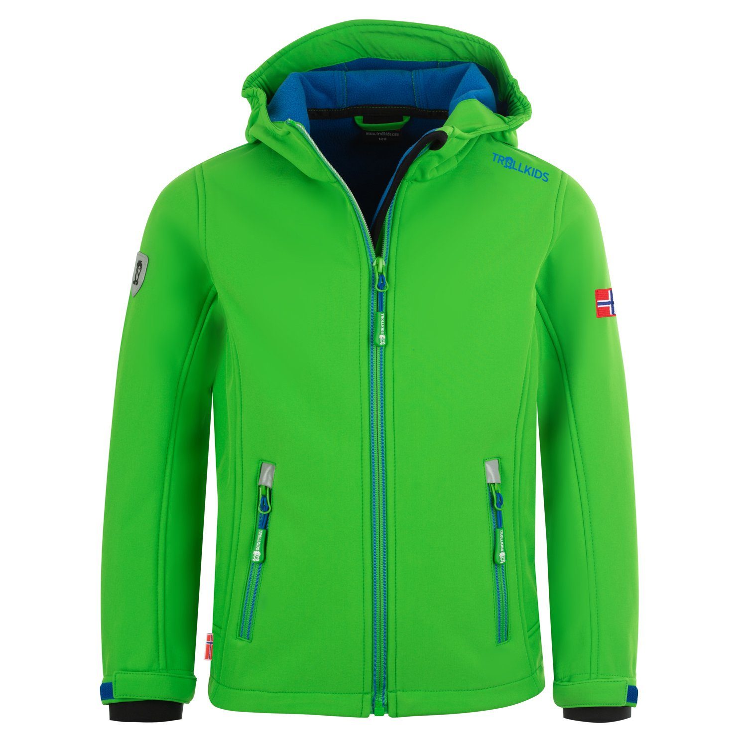 TROLLKIDS Trollfjord Softshell Jacket - Water-Resistant Kids' Outdoor Gear