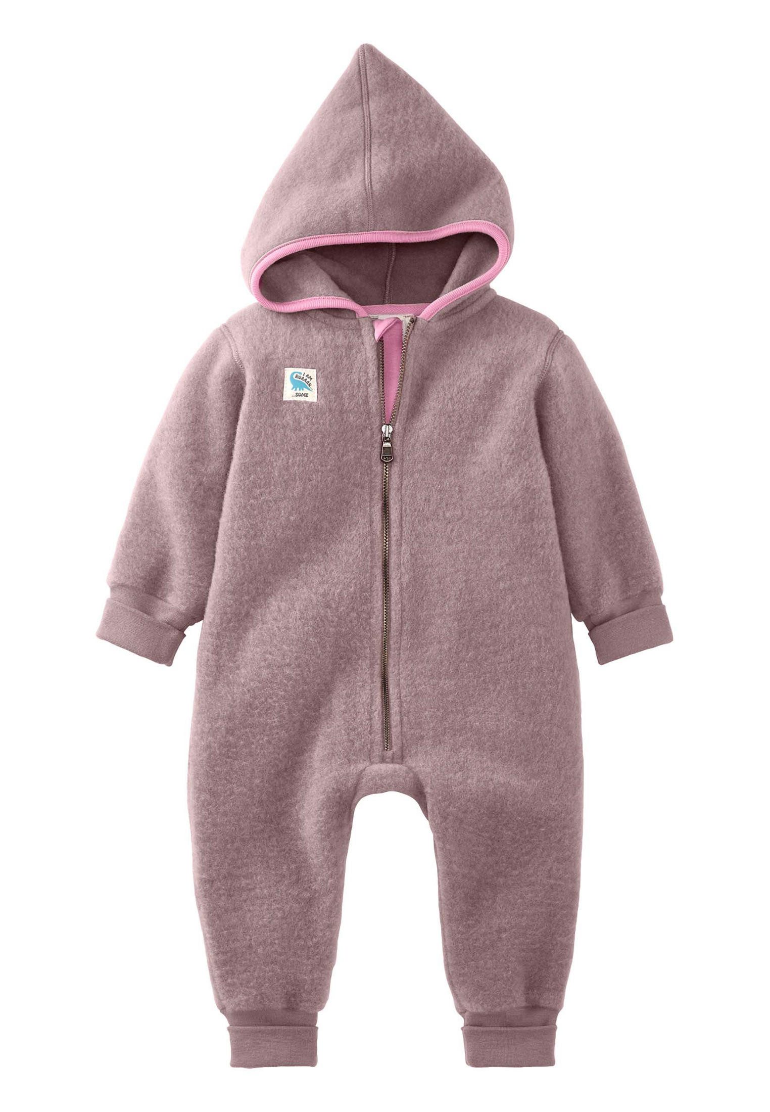 hessnatur Organic Merino Wool Fleece Overall - Sustainable Babywear