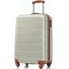 Flieks Hard Shell Trolley Suitcase - Travel Luggage with Twin Wheels