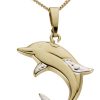 Firetti Kettenanhänger Schmuck Geschenk Gold 333 Halsschmuck Anhänger für Halskette Delfin, Made in Germany