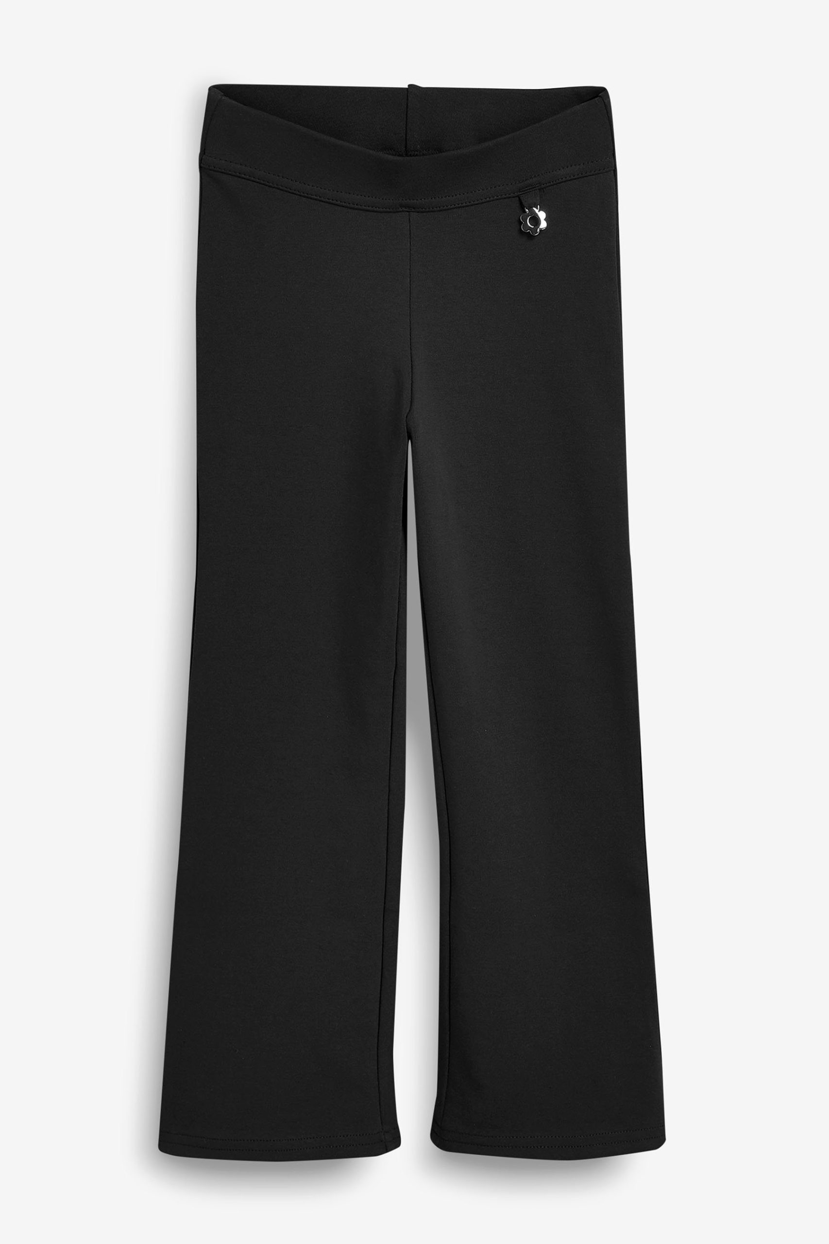 Next Women's Bootcut Jersey Trousers - Black, Retro-Inspired Style