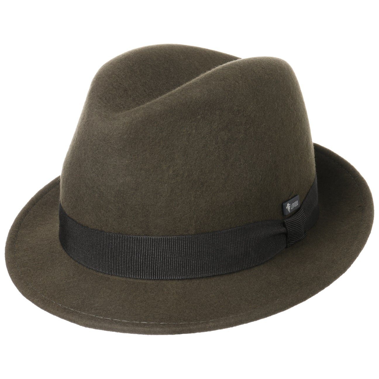 Lipodo Children's Wool Felt Trilby Hat - Italian Style & Quality