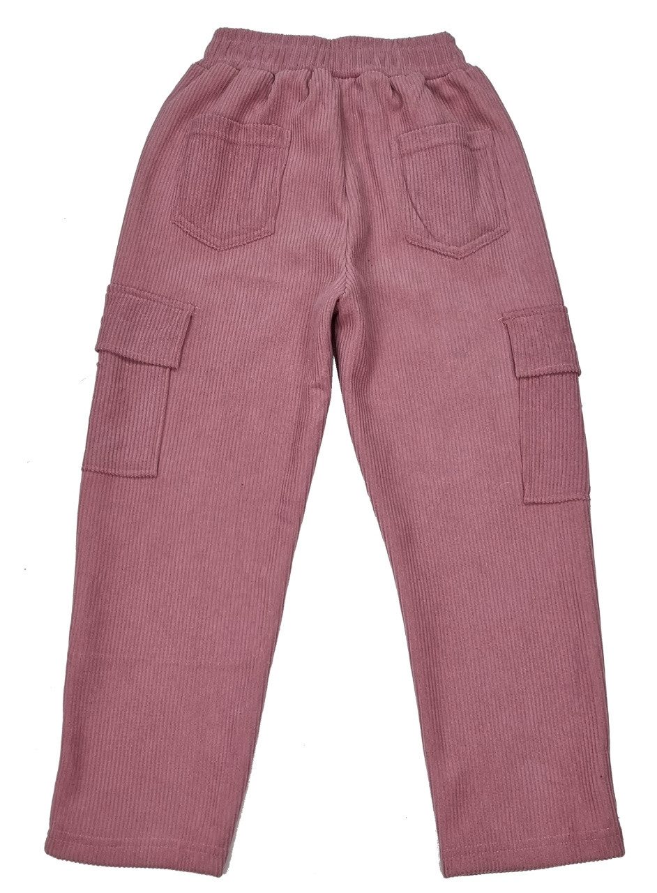 [Origin Brand Name] Girls' Corduroy Winter Trousers - Warm Lined, [Origin Star Name] Design
