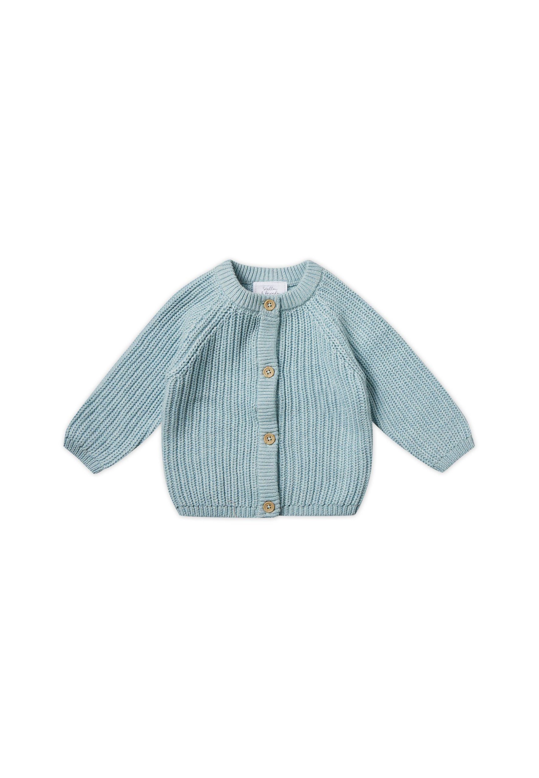 Stellou & Friends: Premium Cotton Cardigan - Natural Style for Little Ones