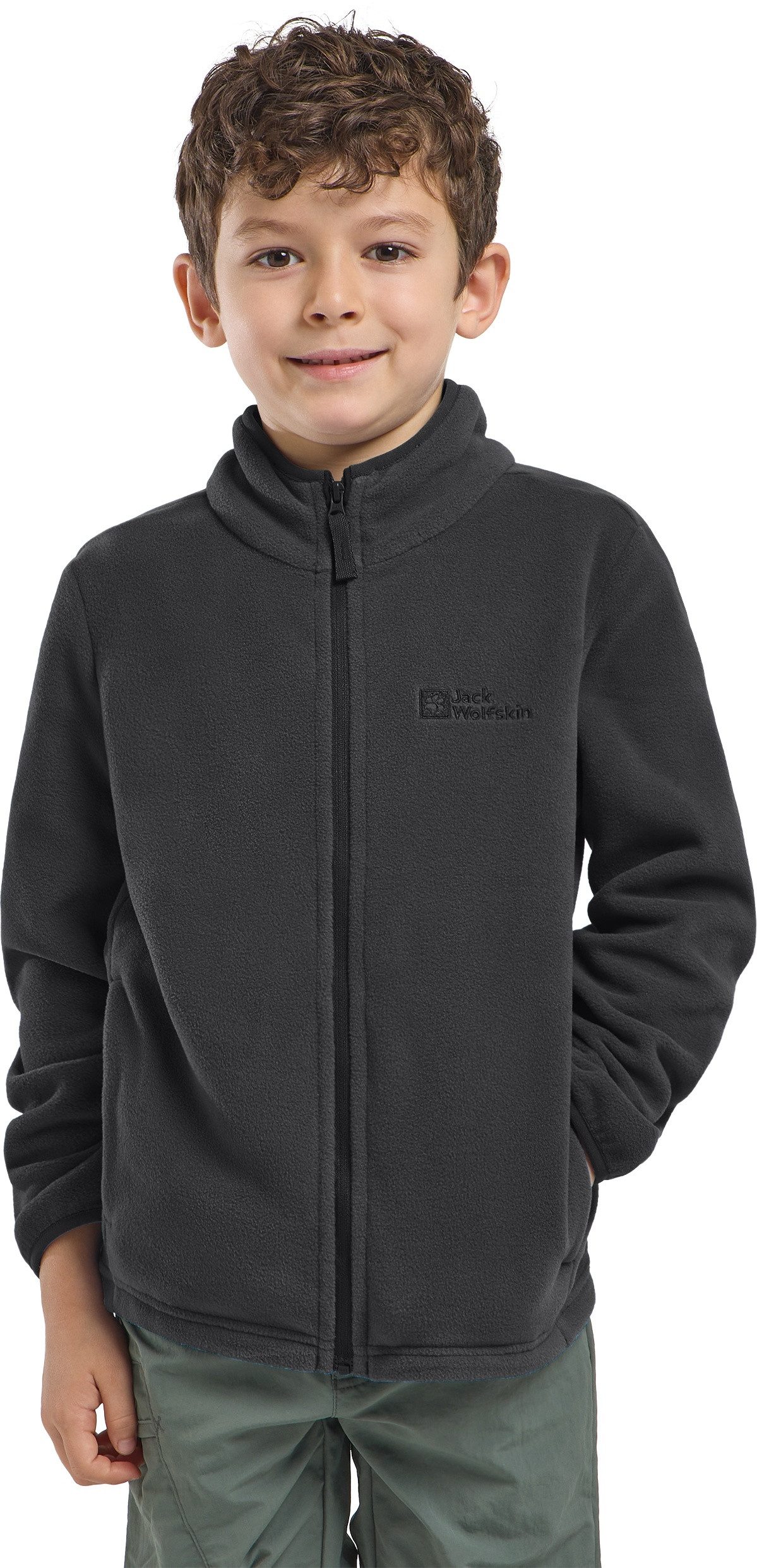 Jack Wolfskin Taunus Jacket K: Kids' Recycled Fleece - Adventure Ready