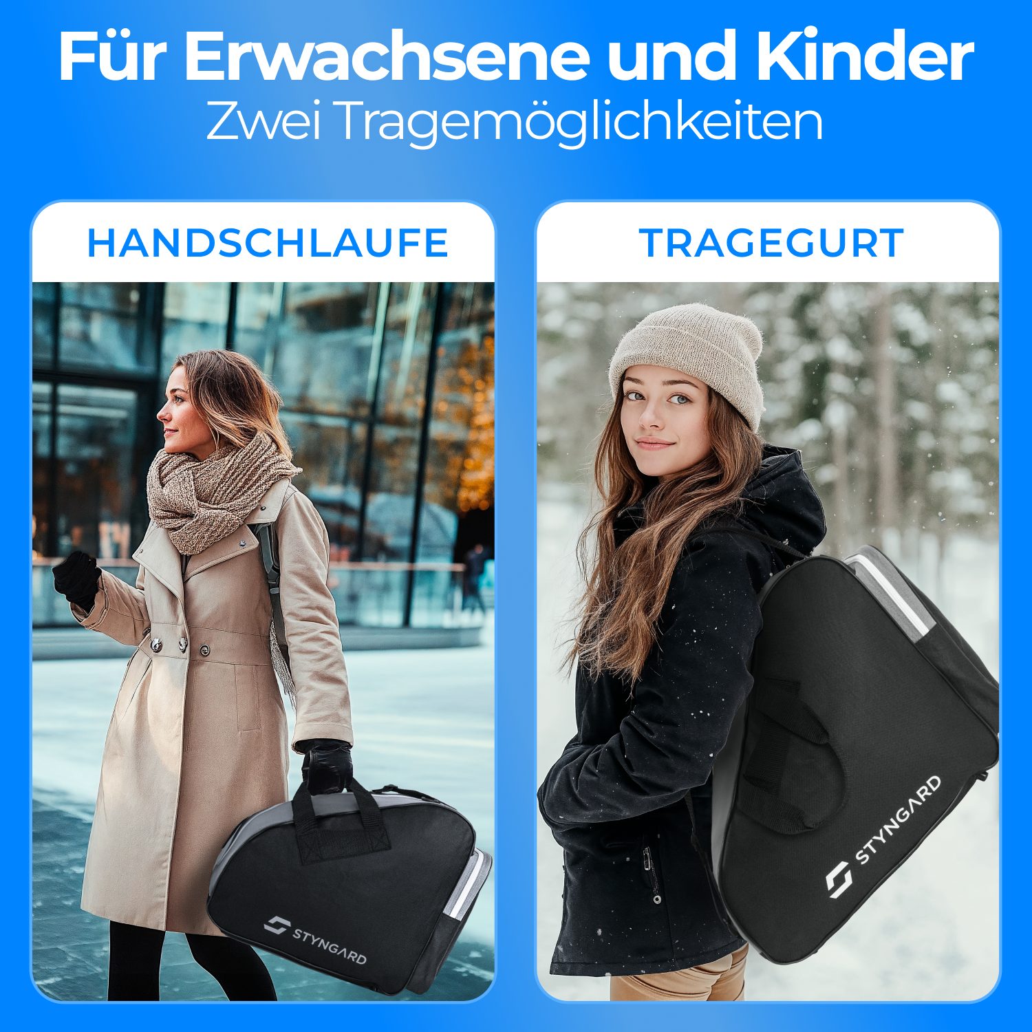 Styngard Montreal Sport Bag - Ice Skate & Inline Skate Bag | Men & Women Styngard Montreal Sport Bag - Ice Skate & Inline Skate Bag | Men & Women