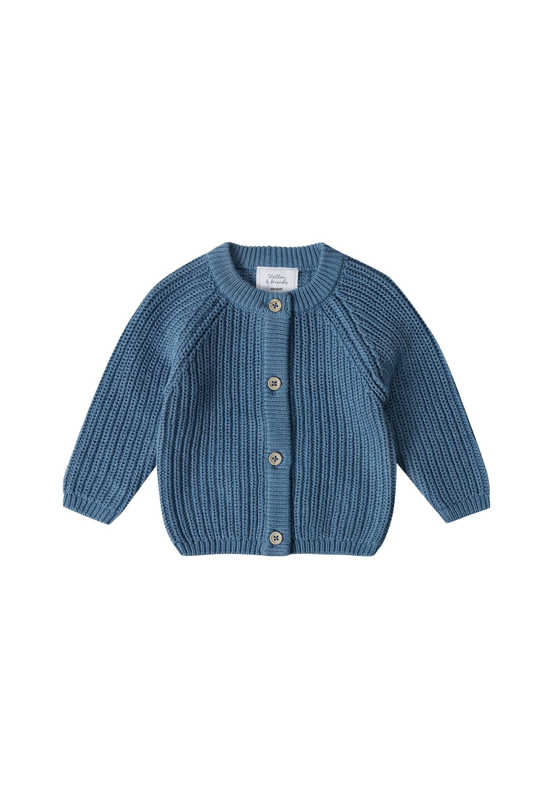 Stellou & Friends: Premium Cotton Cardigan - Natural Style for Little Ones