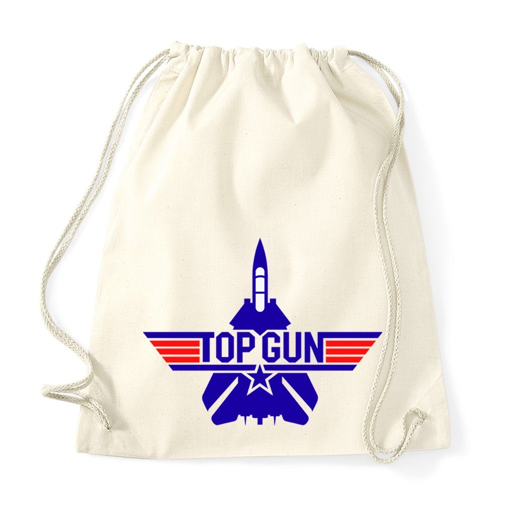 Top Gun F-14 Tomcat Drawstring Bag - 80s 90s Maverick - Blonnie & Brownie