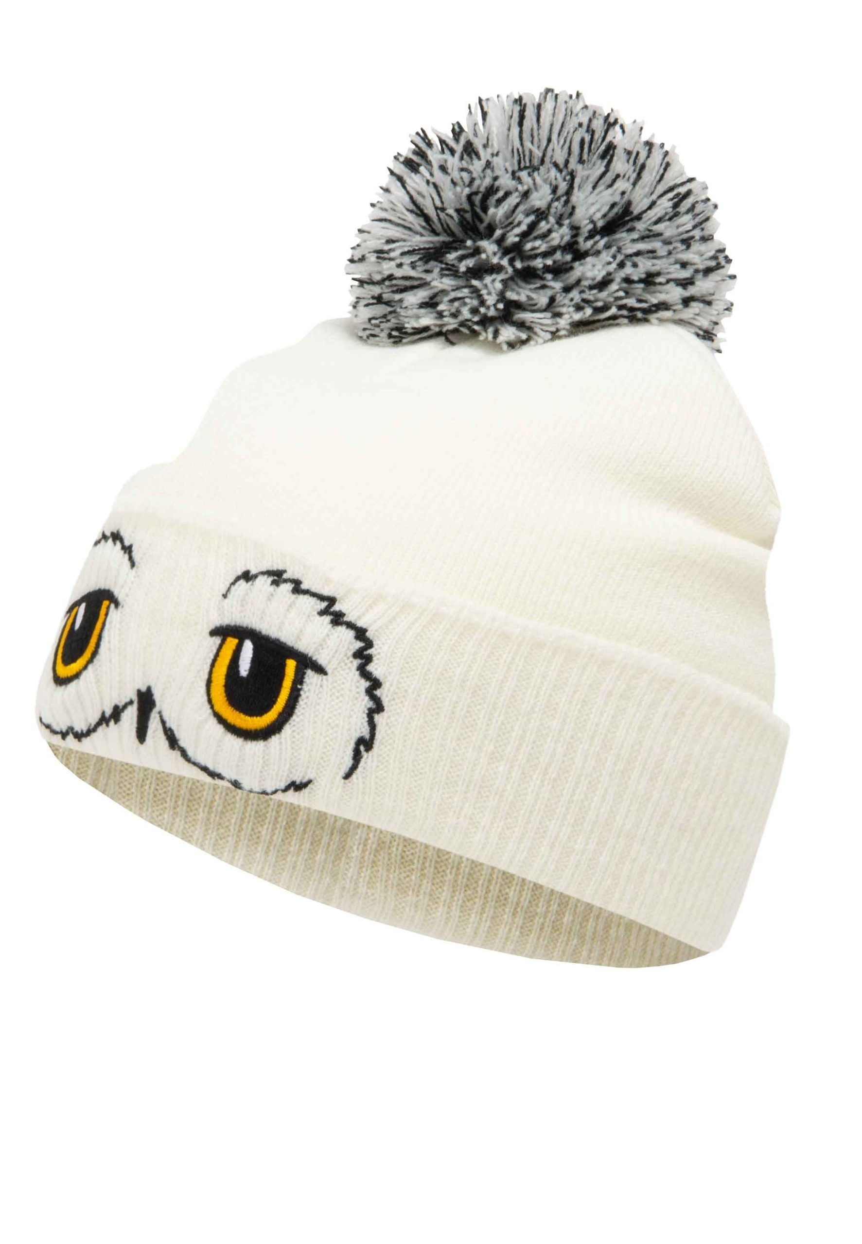 LOGOSHIRT Strickmütze Harry Potter - Hedwig mit lizenzierten Stickerei