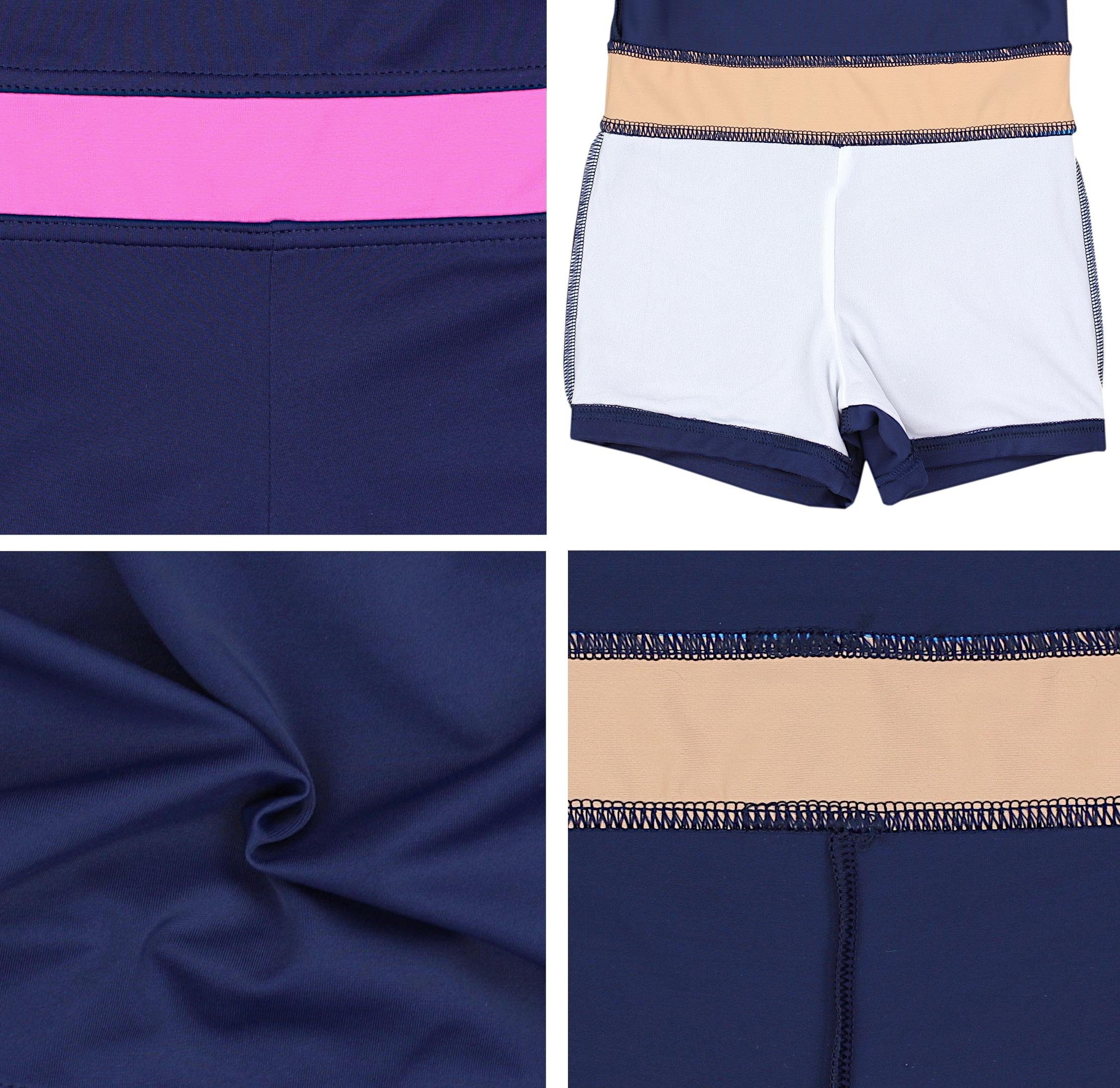 Aquarti Girls Swimsuit with Legs - Racerback Design Aquarti Girls Swimsuit with Legs - Racerback Design