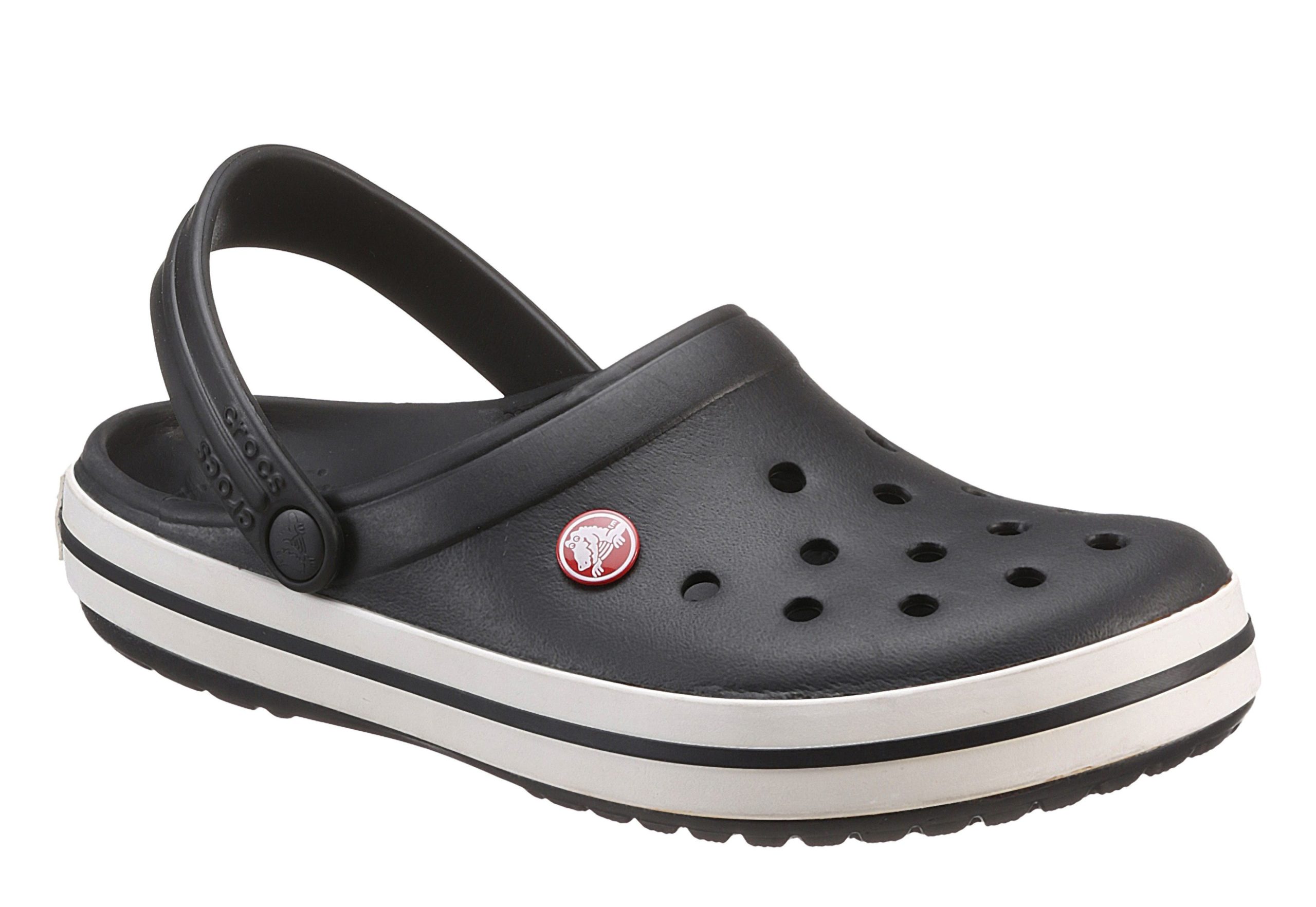 Crocs Crocband Clog, Sommerschuh, Garten- und Poolslippers mit farbiger Laufsohle