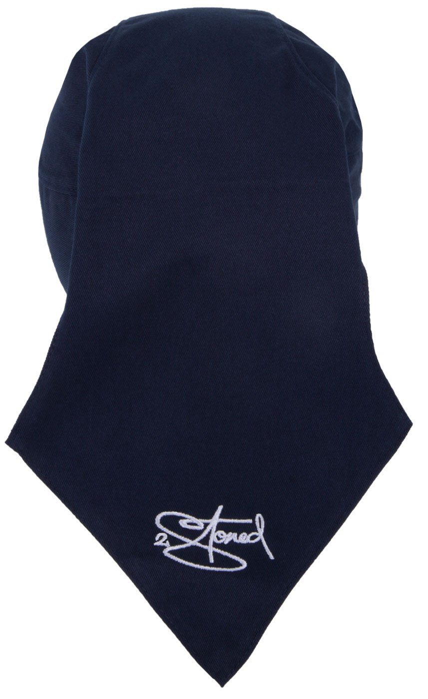 2Stoned Bandana Kopftuch Biker Cap Classic mit Stick Crown für Damen und Herren, Einheitsgröße
