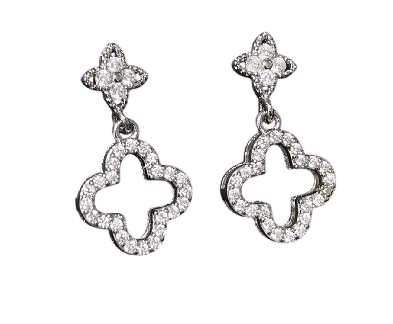 Lale Collection Clover & Bloom Earrings - Lucky Charm Gold & Green