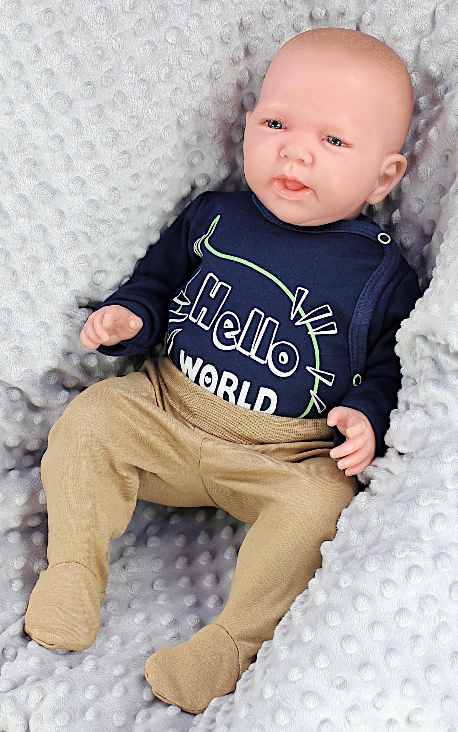 TupTam 5-Pack Baby Unisex Long Sleeve Bodysuit with Prints/Solids