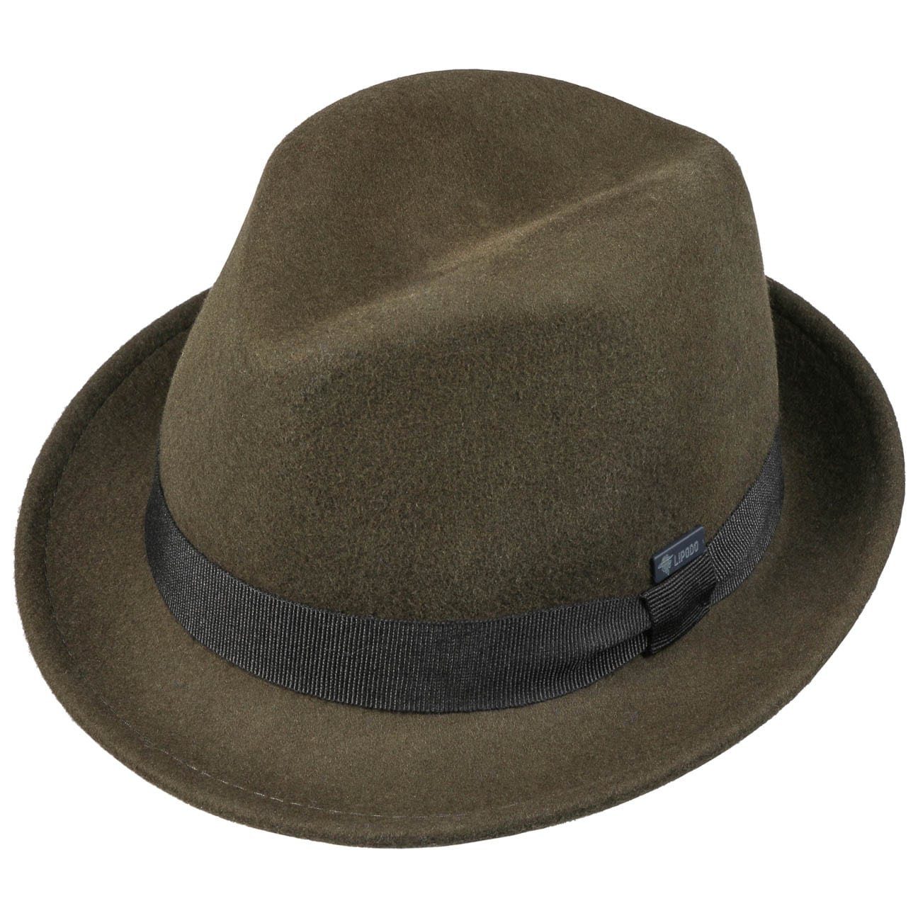 Lipodo Children's Wool Felt Trilby Hat - Italian Style & Quality