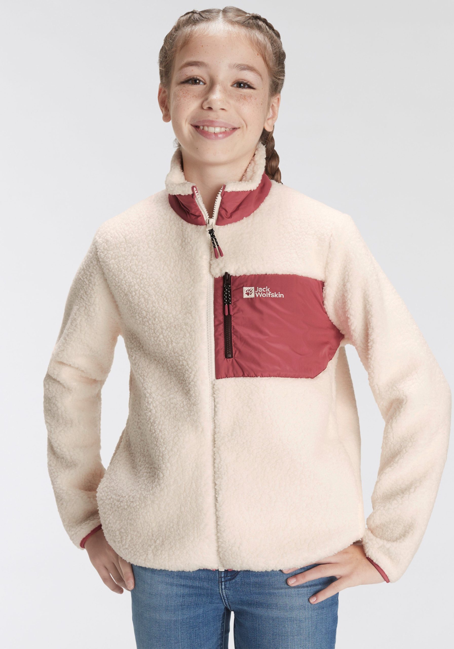 Jack Wolfskin Ice Curl Fleece Jacket K - Kids' Warm & Cozy Fleece