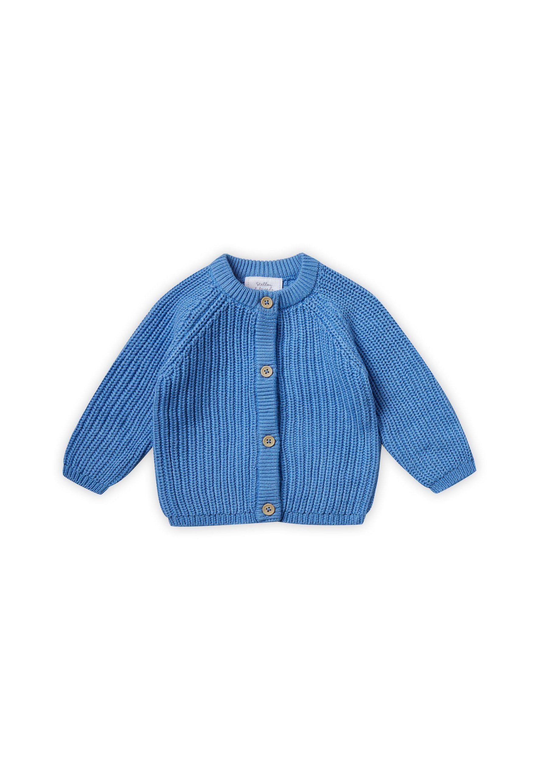 Stellou & Friends: Premium Cotton Cardigan - Natural Style for Little Ones