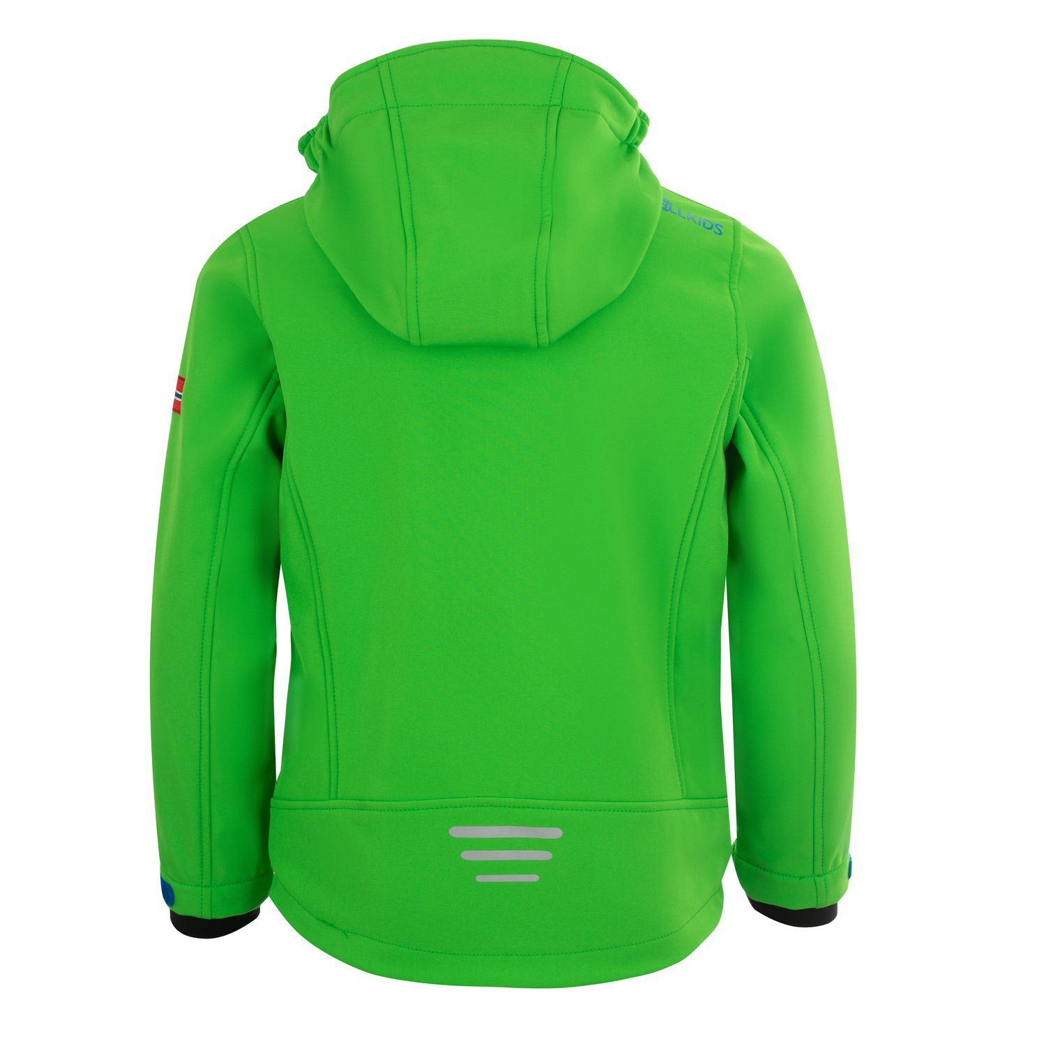 TROLLKIDS Trollfjord Softshell Jacket - Water-Resistant Kids' Outdoor Gear