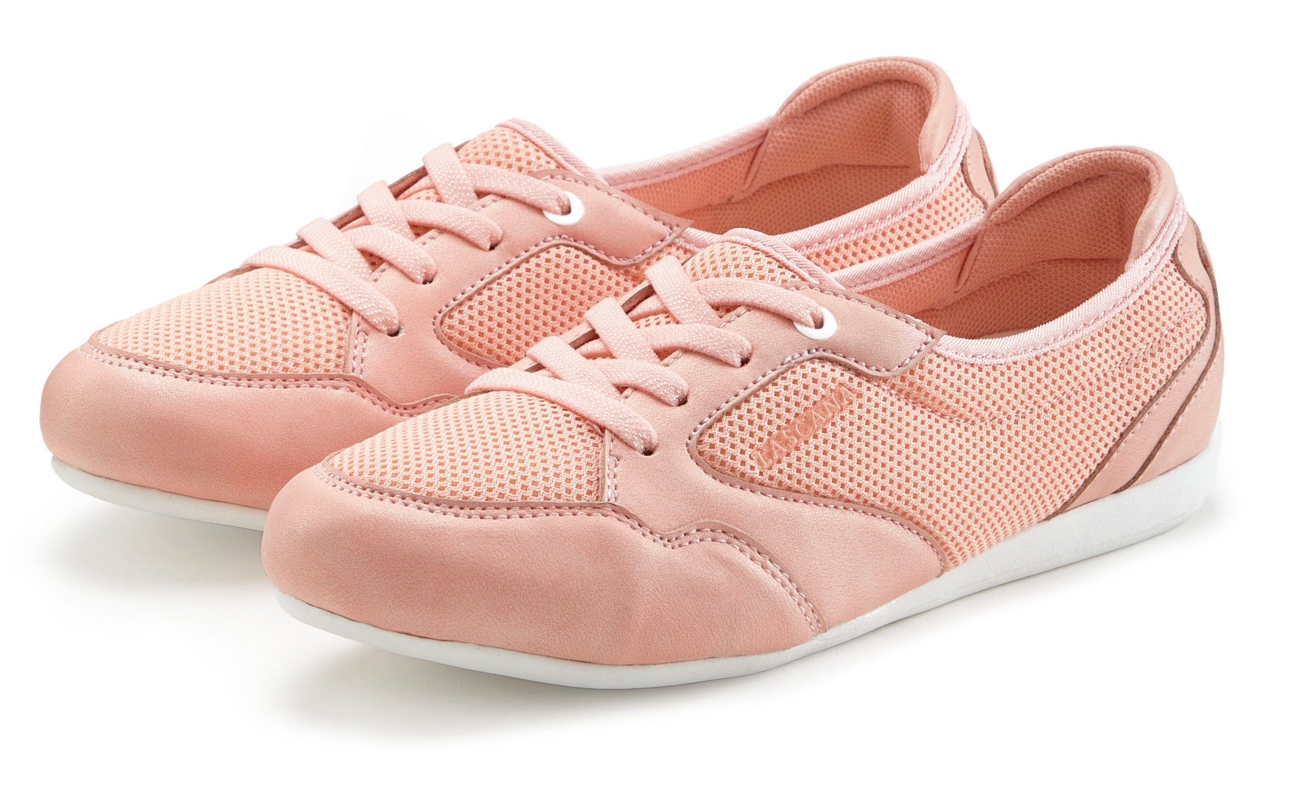 LASCANA Sneaker: Freizeitschuh, Halbschuh in modischer Mesh-Optik VEGAN