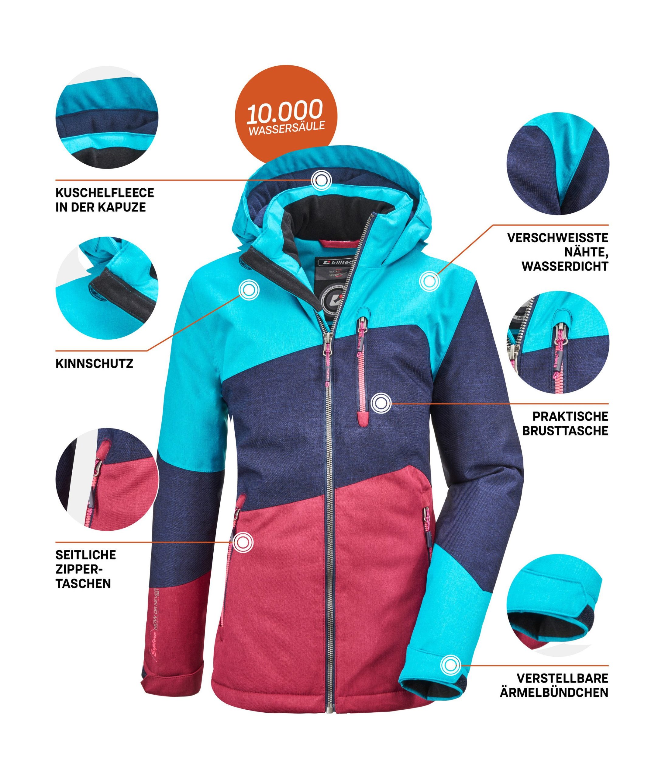 Killtec Lynge Girls' JCKT: Waterproof Outdoor Jacket | Shop Now Killtec Lynge Girls' JCKT: Waterproof Outdoor Jacket | Shop Now