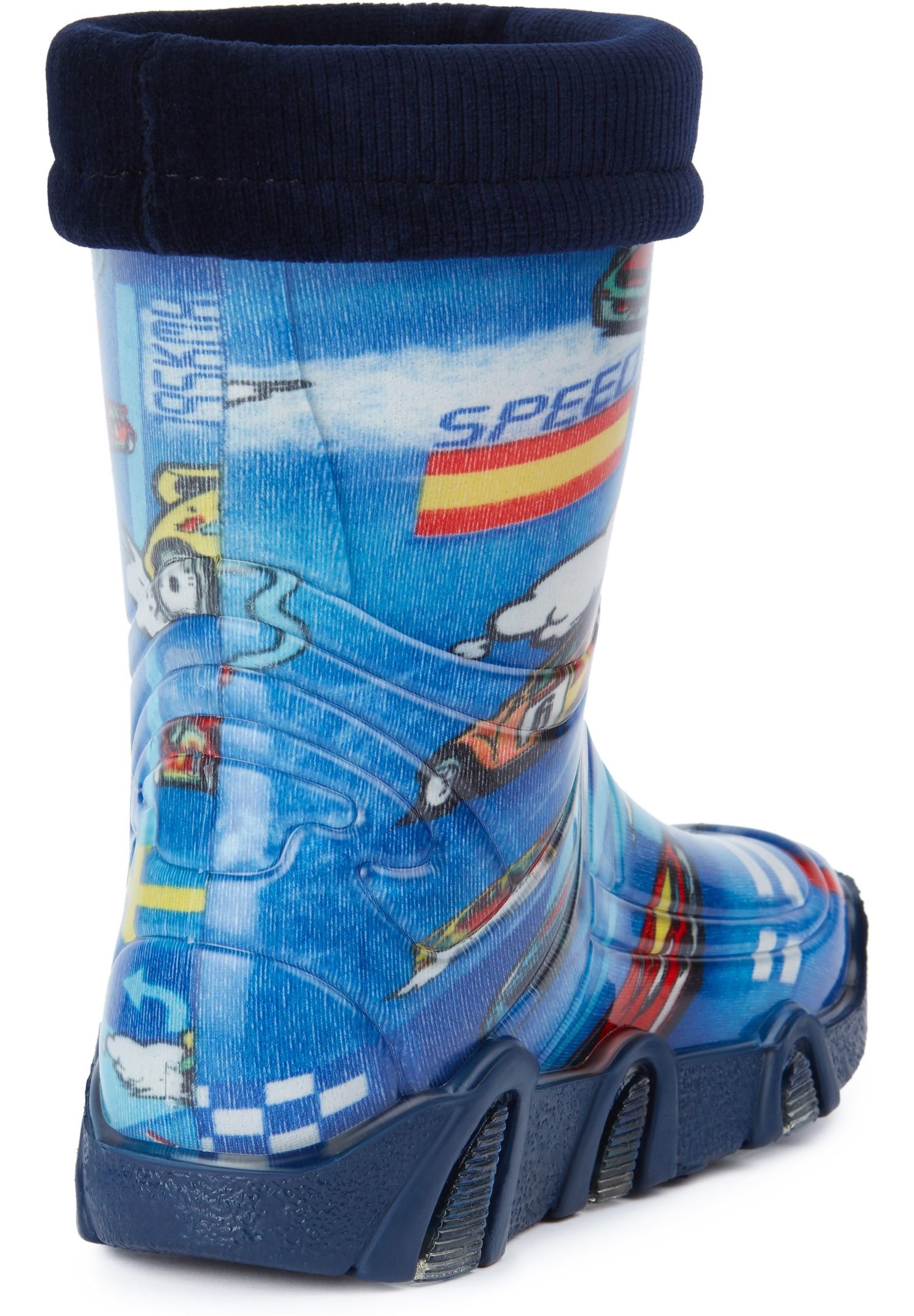 Ladeheid Children's Lined Wellington Boots | EU Made | Durable & Stylish