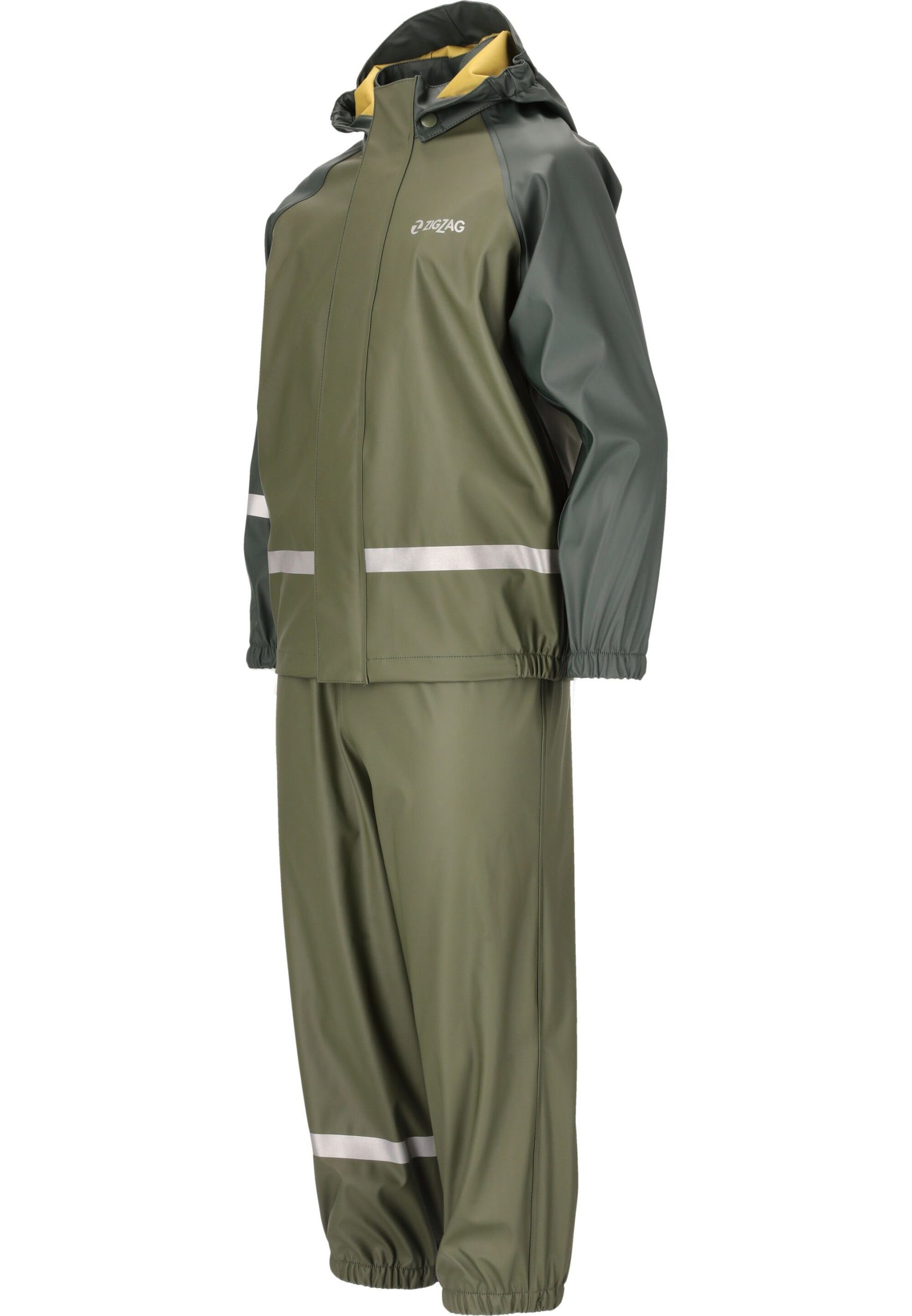 ZIGZAG GILBO Rain Suit with Reflective Elements