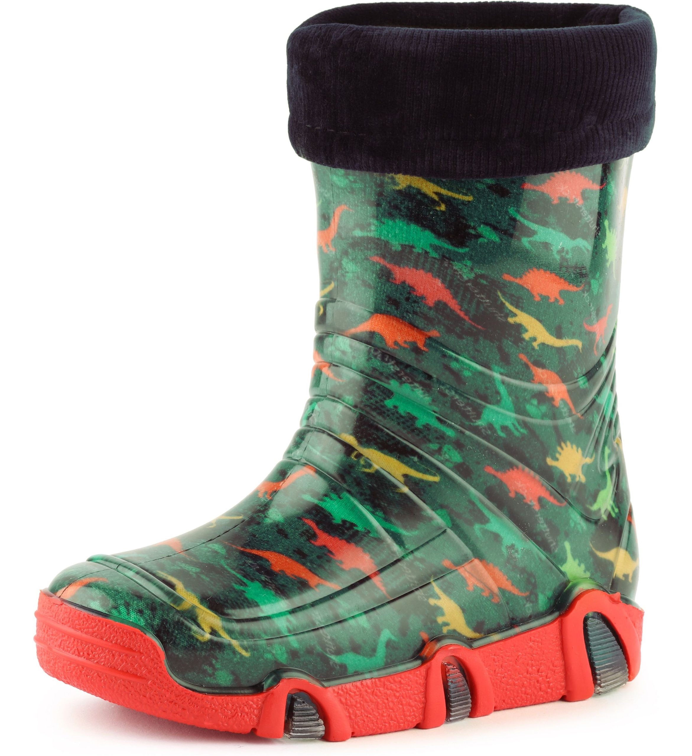 Ladeheid Children's Lined Wellington Boots | EU Made | Durable & Stylish
