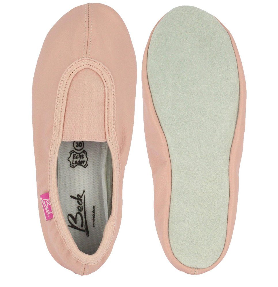 Beck Gymnastic Slippers - Genuine Leather with Suede Sole | Dance & Gymnastics