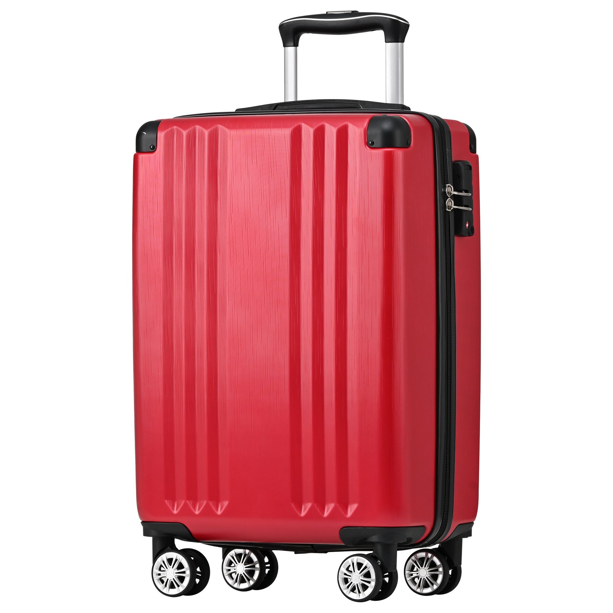 Flieks Hard Shell Trolley: 4-Wheel Carry-On Luggage & Travel Suitcase