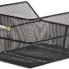 Basil Cento Rear Bike Basket - Fine Mesh School Bag - White