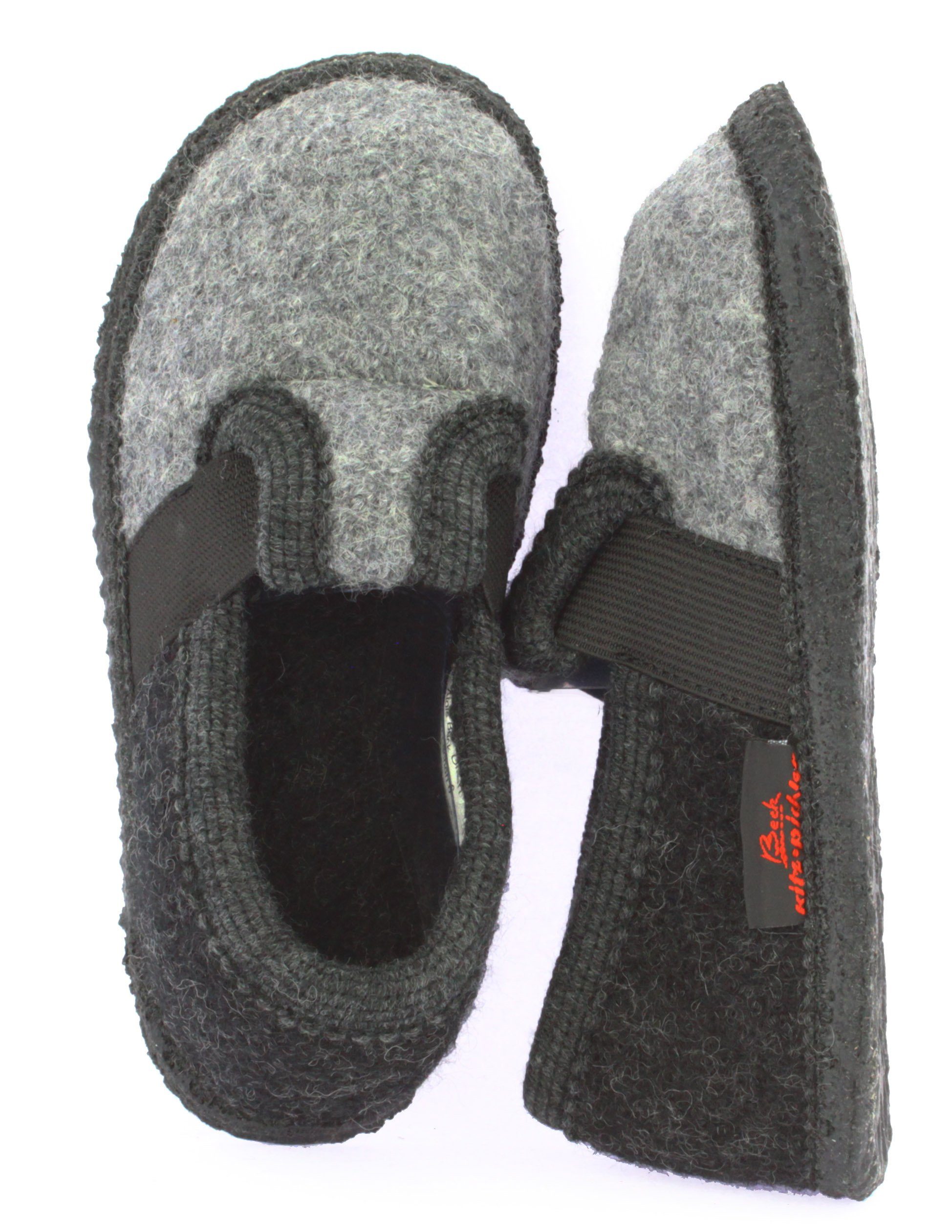 Kitz-Pichler Beck Hüttenschuh Bobby Hüttenschuhe (aus Österreich, reine Schurwolle, warme Füße für Kita, Schule und Zuhause)