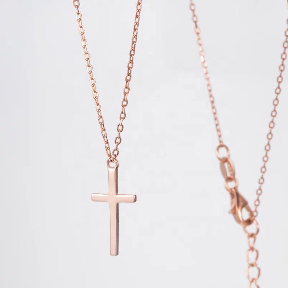 Inilbran Punk Crystal Cross Necklace - Gothic Jesus Cross Choker