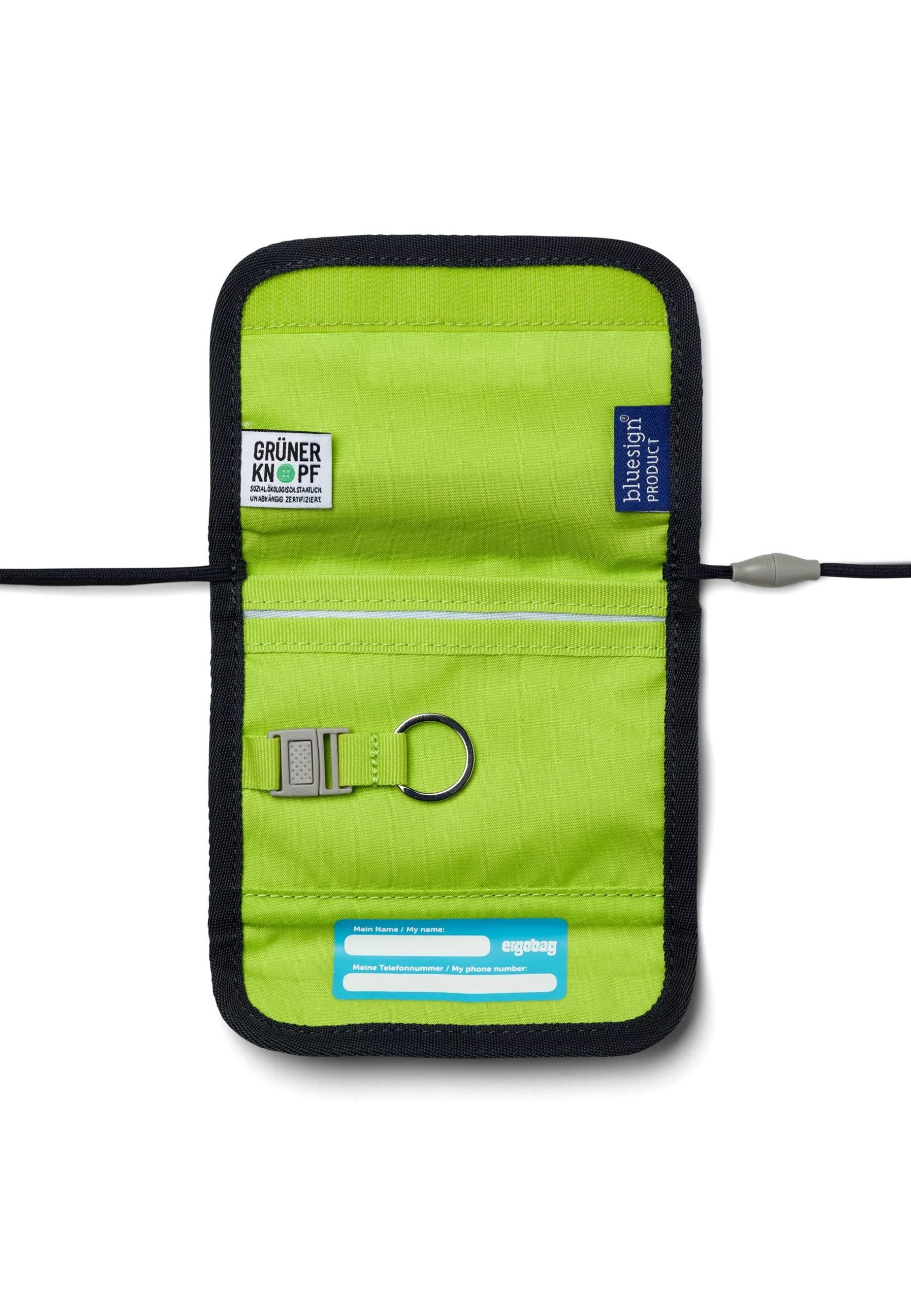 ergobag Neck Pouch Wallet for Kids - WolkenzauBear Pink ergobag Neck Pouch Wallet for Kids - WolkenzauBear Pink