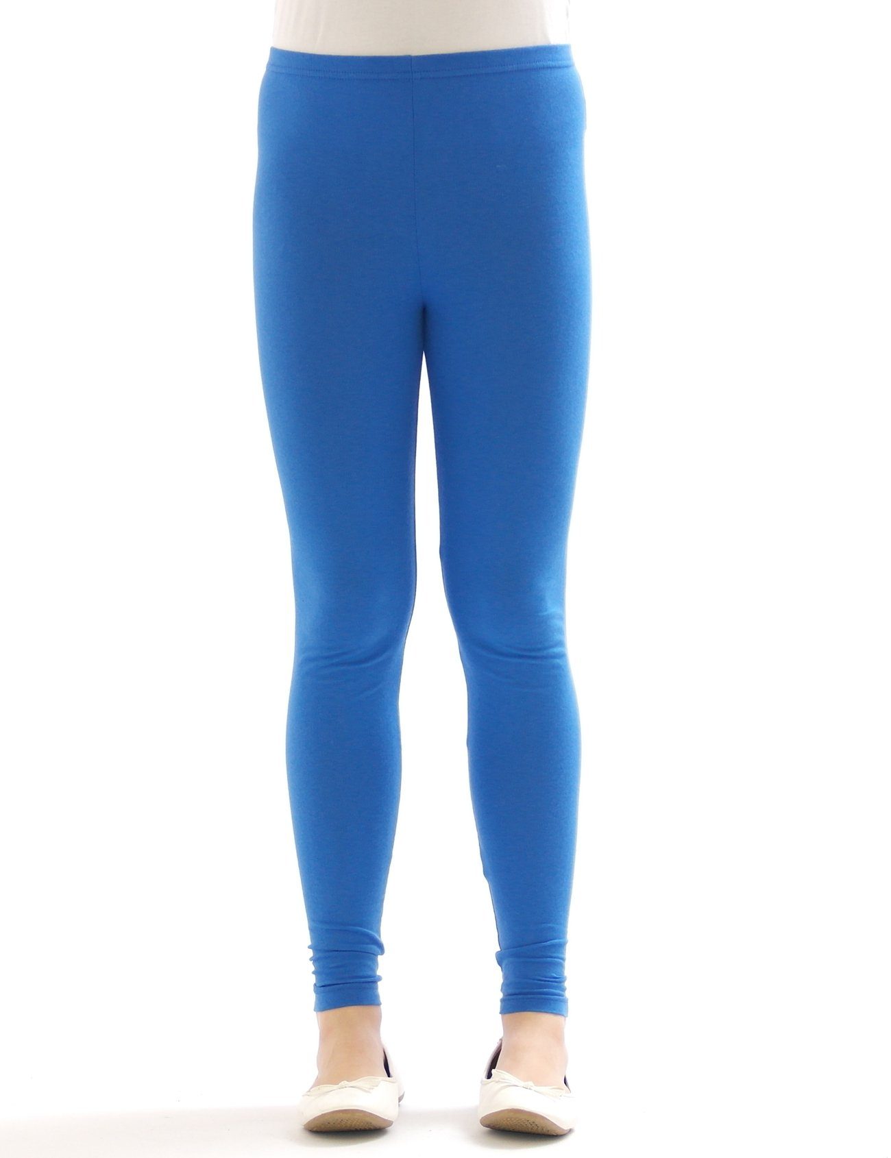 SYS Girl's Leggings: Opaque Cotton Blend - Wide Color Selection
