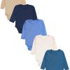 TupTam Langarmbody – TupTam Jungen Baby Body Langarm Unifarben 5er Pack