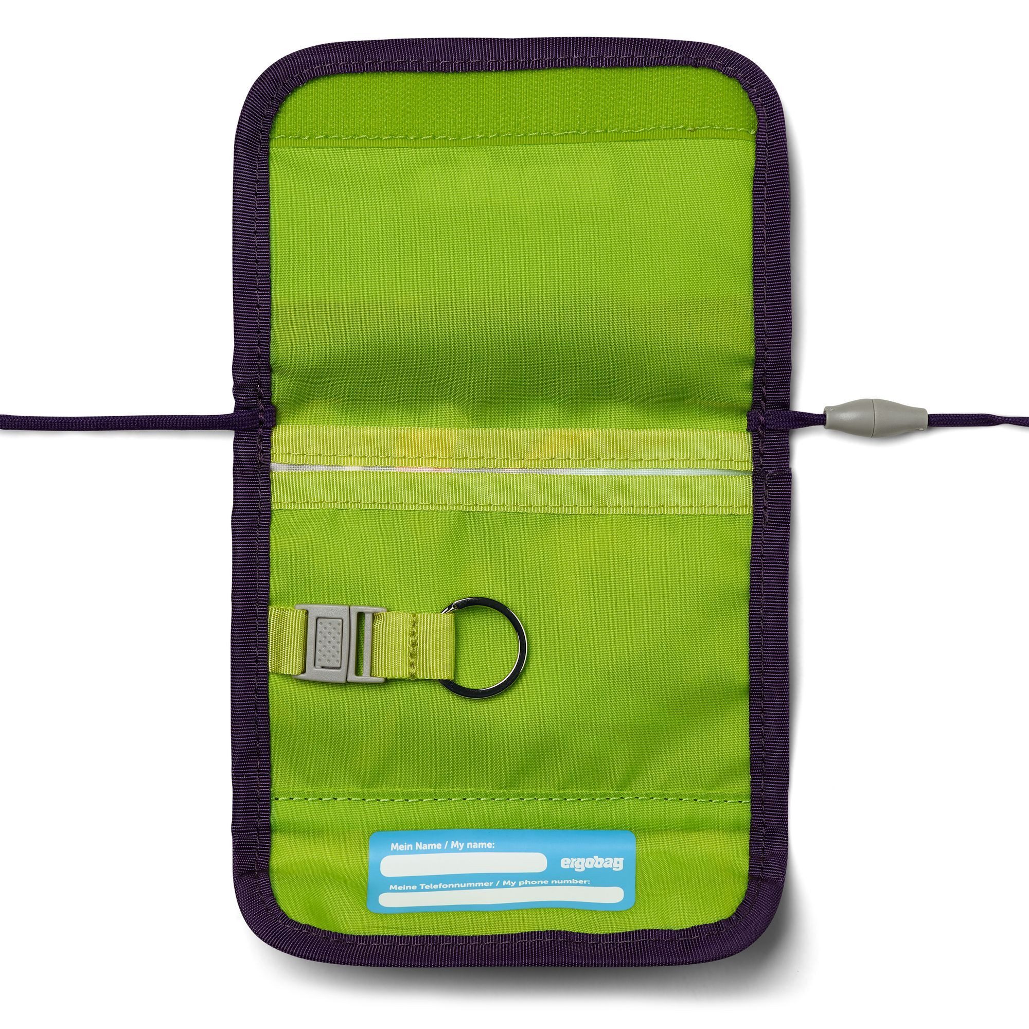 ergobag Neck Pouch Wallet for Kids - WolkenzauBear Pink ergobag Neck Pouch Wallet for Kids - WolkenzauBear Pink