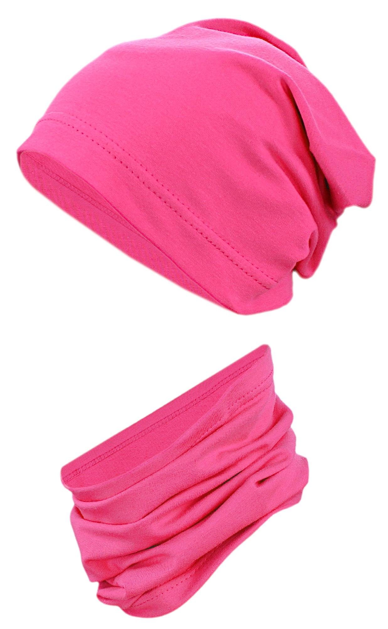 TupTam Kinder Beanie Mütze Schal Set - Übergangszeit (2-tlg)