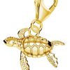 eBay - Schildkröten-Charm Anhänger 925 Sterling Silber Gold vergoldet