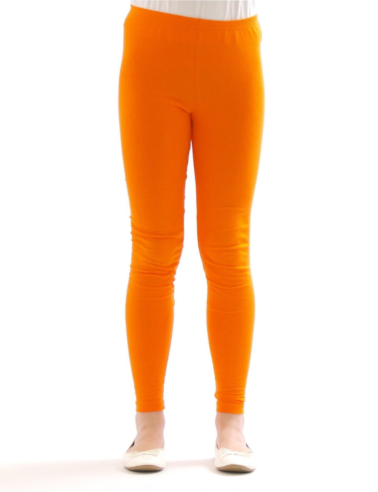 SYS Girl's Leggings: Opaque Cotton Blend - Wide Color Selection