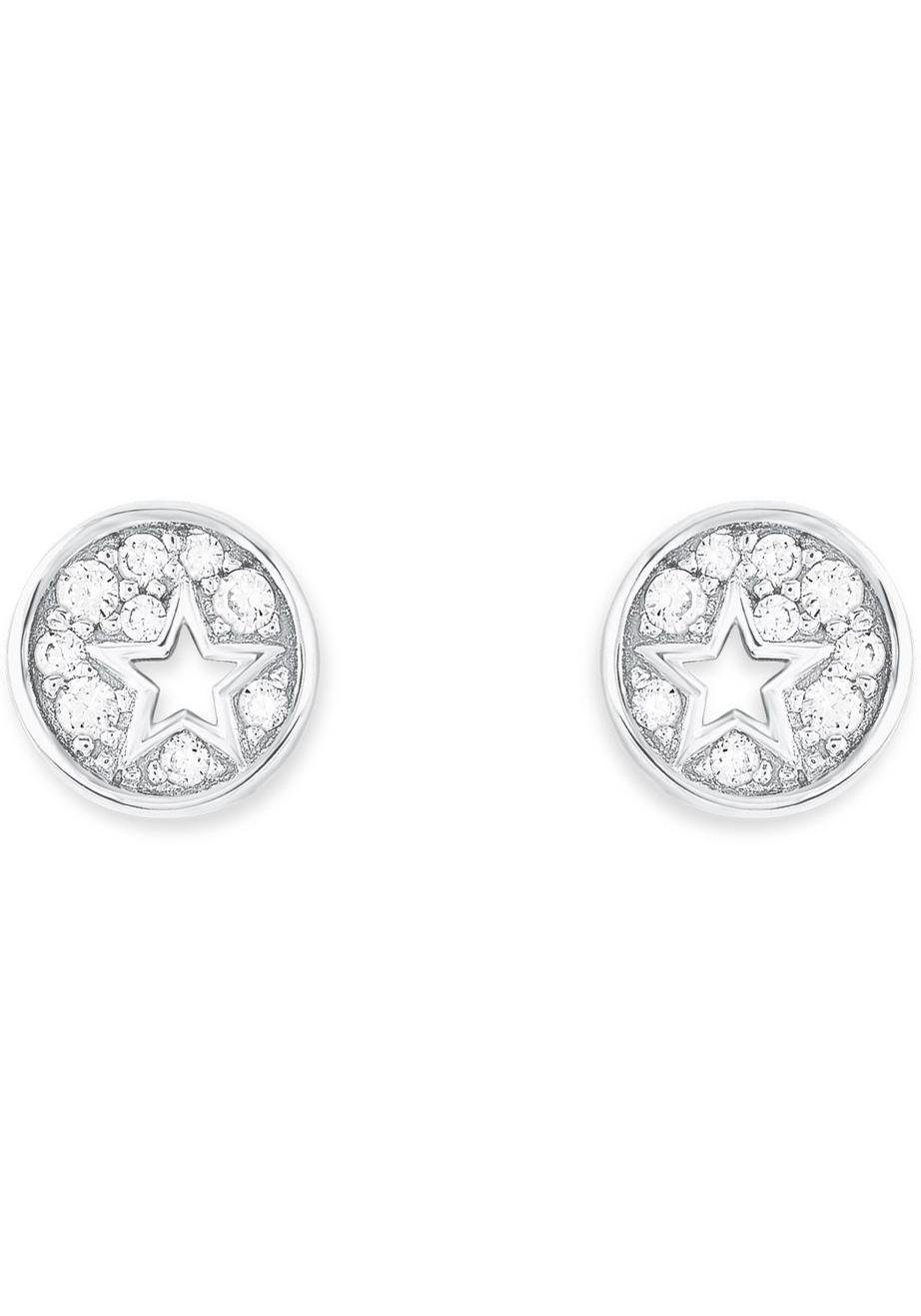 s.Oliver Junior Paar Ohrstecker Sterne, 2036457, 2036458, mit Zirkonia (synth)