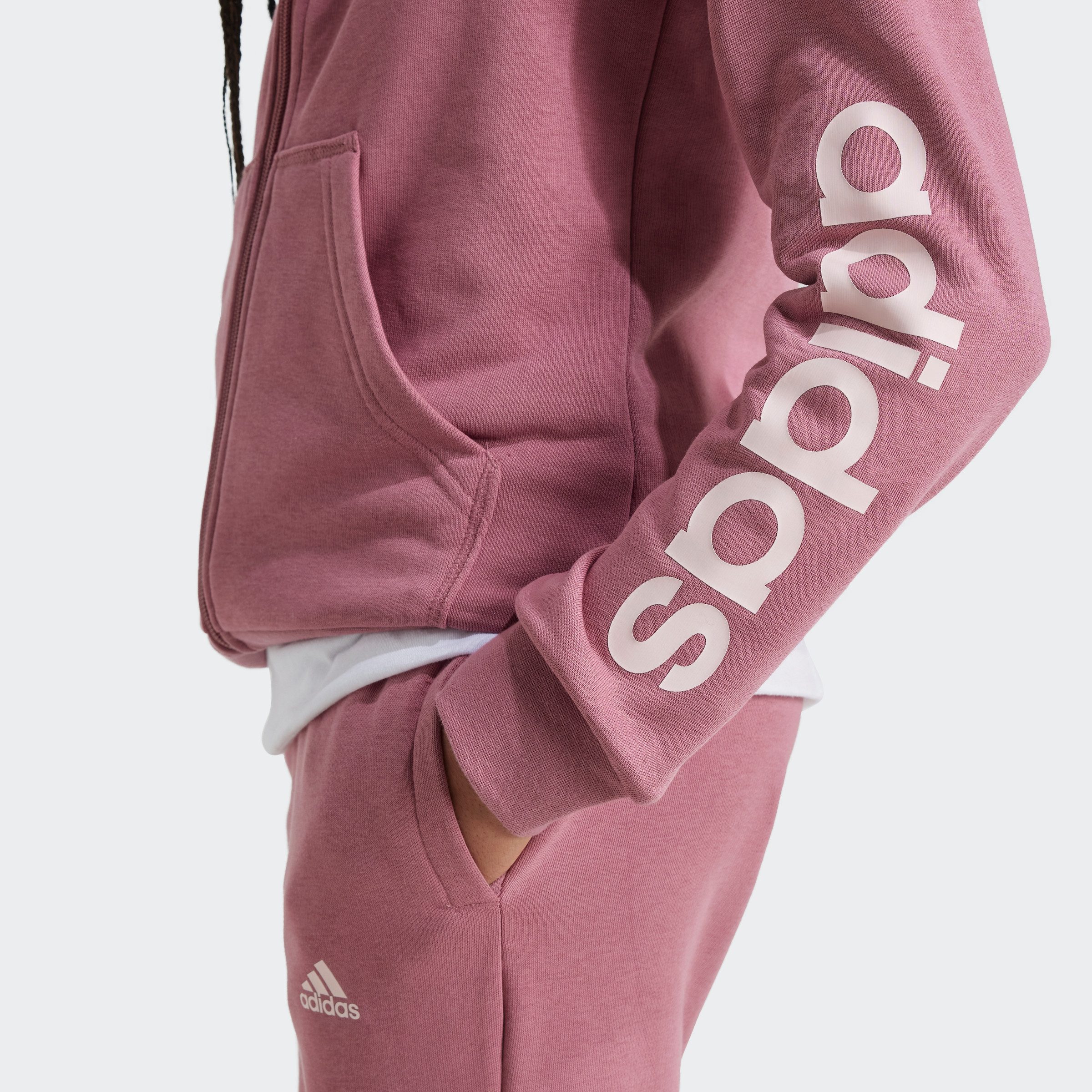 adidas Kids Sportswear Zip-Up Hoodie - Comfortable & Sustainable Style adidas Kids Sportswear Zip-Up Hoodie - Comfortable & Sustainable Style