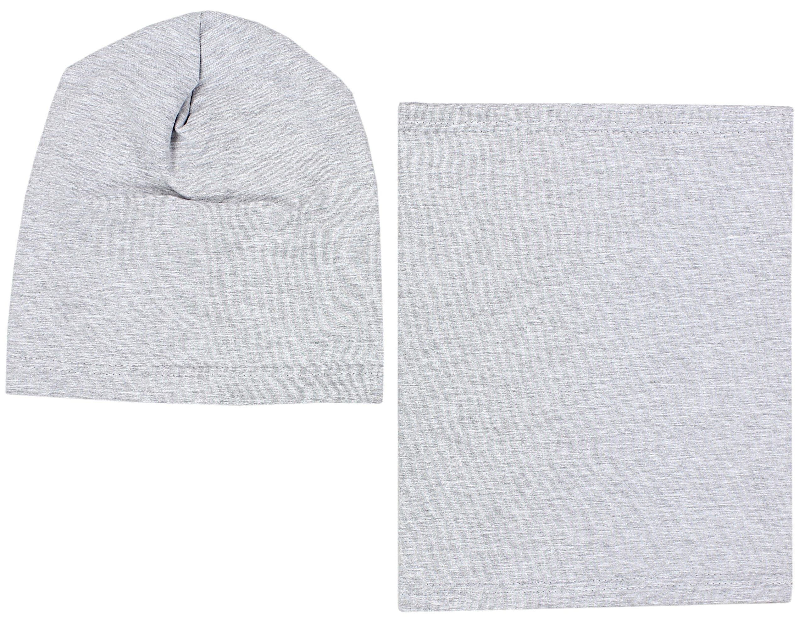 TupTam Kinder Beanie Mütze Schal Set - Übergangszeit (2-tlg)