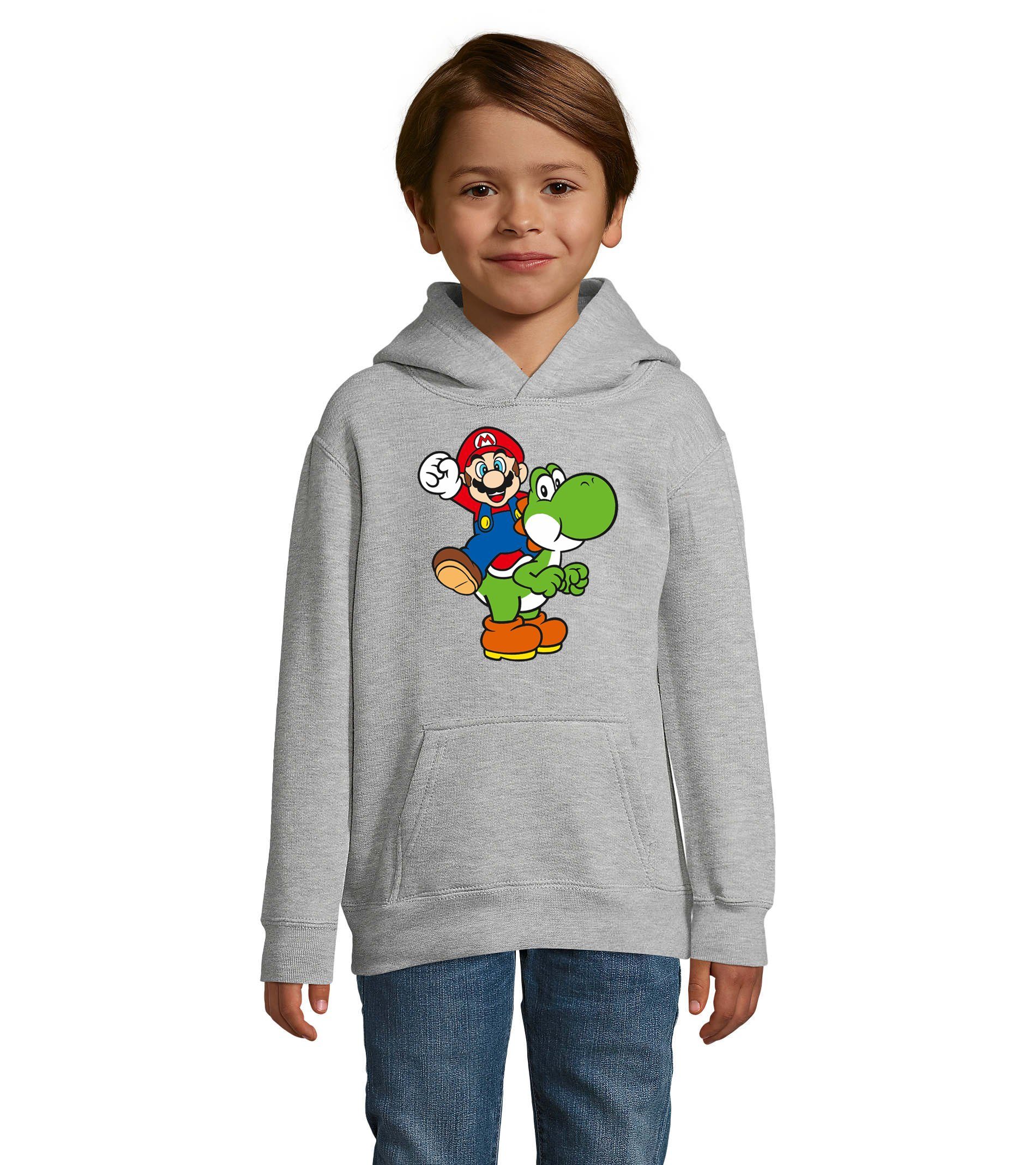B&B Hoodie Kids Yoshi Mario Console Super Retro Luigi with Hood