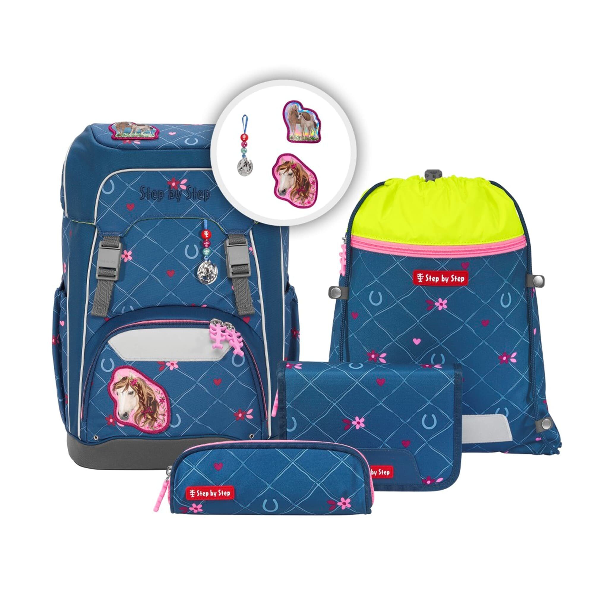 Step by Step Giant School Bag Set, 5-Piece (Backpack, Pencil Case, Sport Bag)