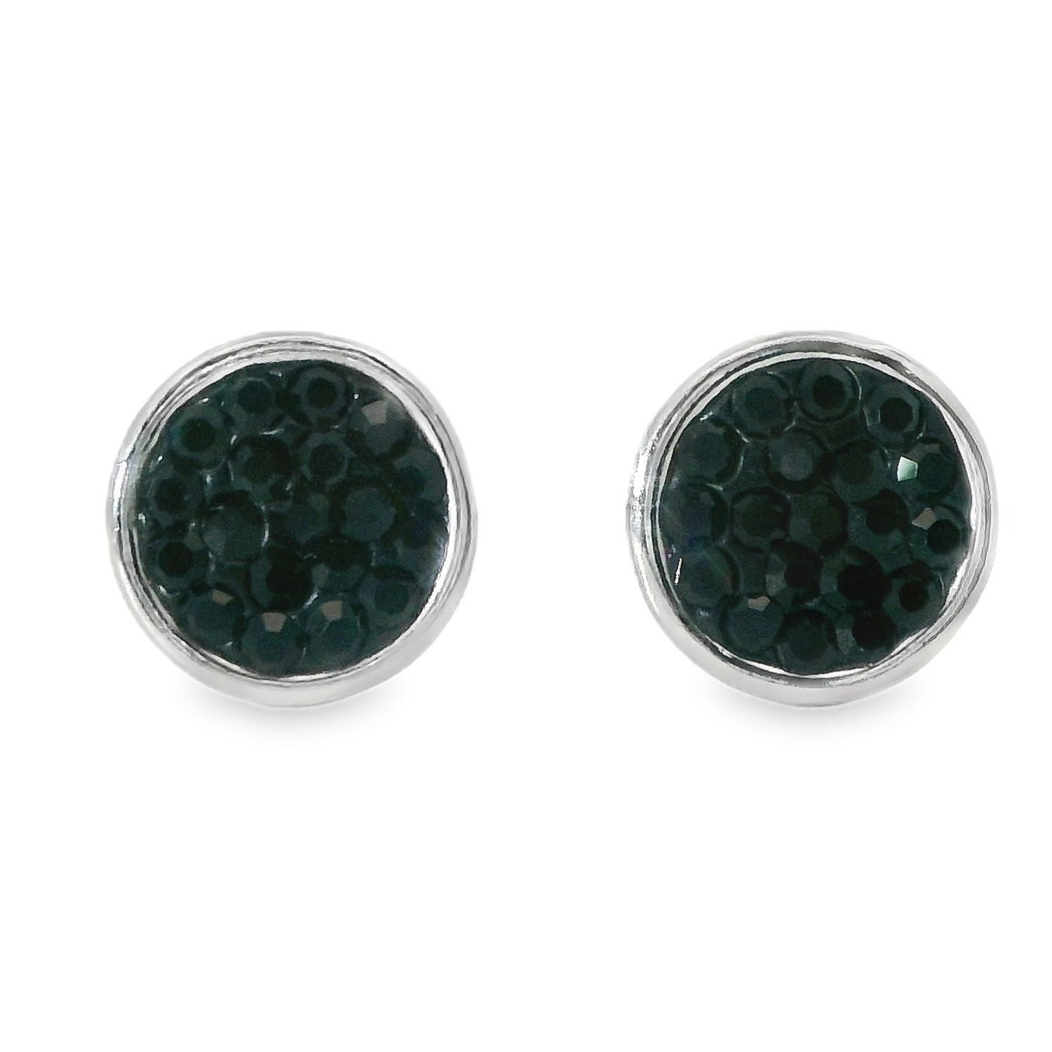 Impala Jessica Crystal Accent 925 Sterling Silver Earrings